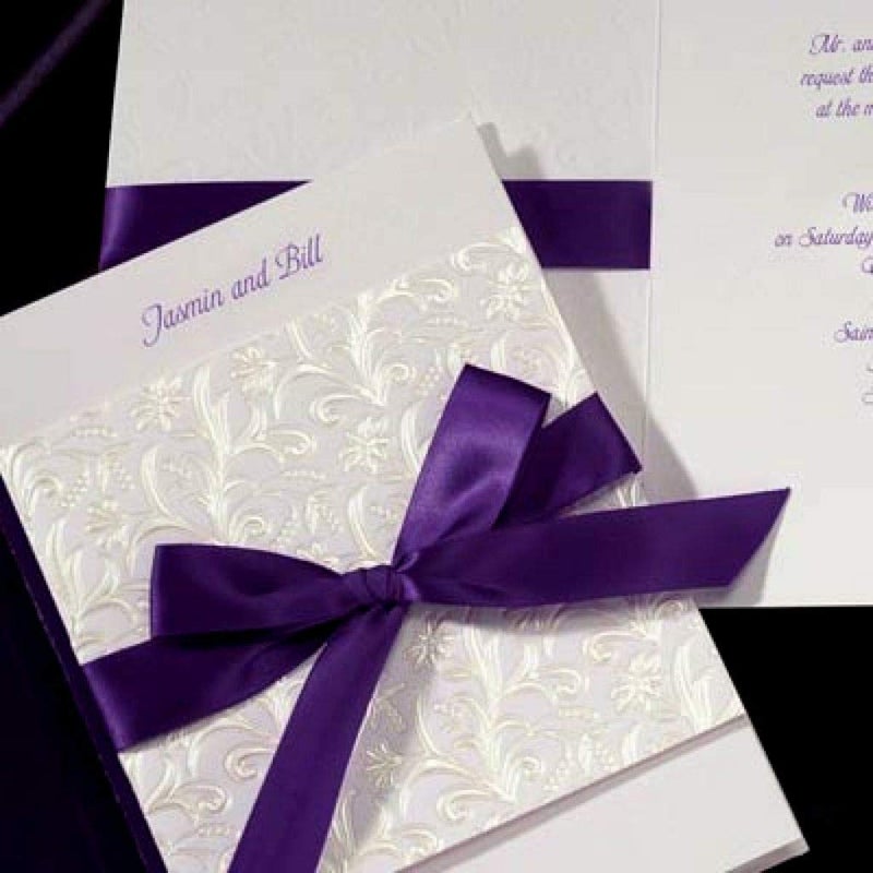 YAMA Purple Double Face Satin Ribbon - 7/8 Inch 25 Yards Purple Silk Ribbons for Crafts Gift Wrapping Wreaths - Image 4